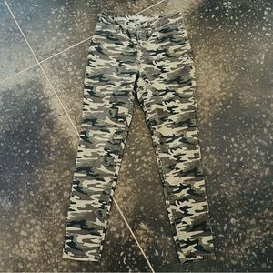 NOBO high rise skinny camouflage pants